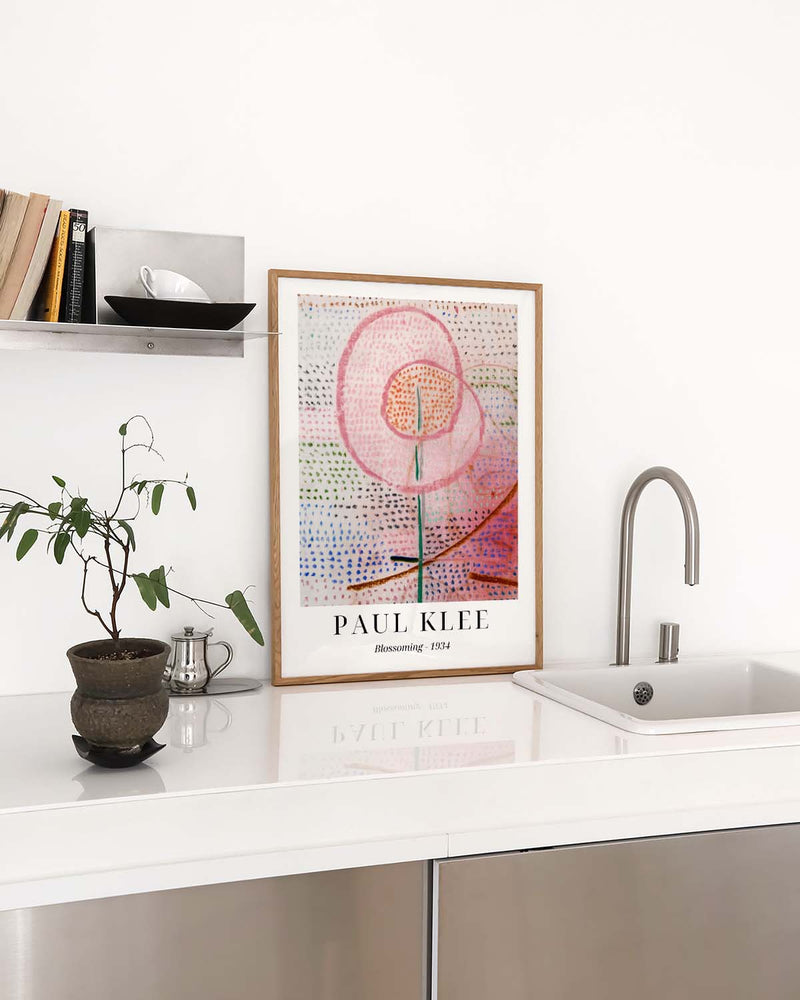 Paul Klee Modernes Portrait Poster Illustration – Soft Portrait