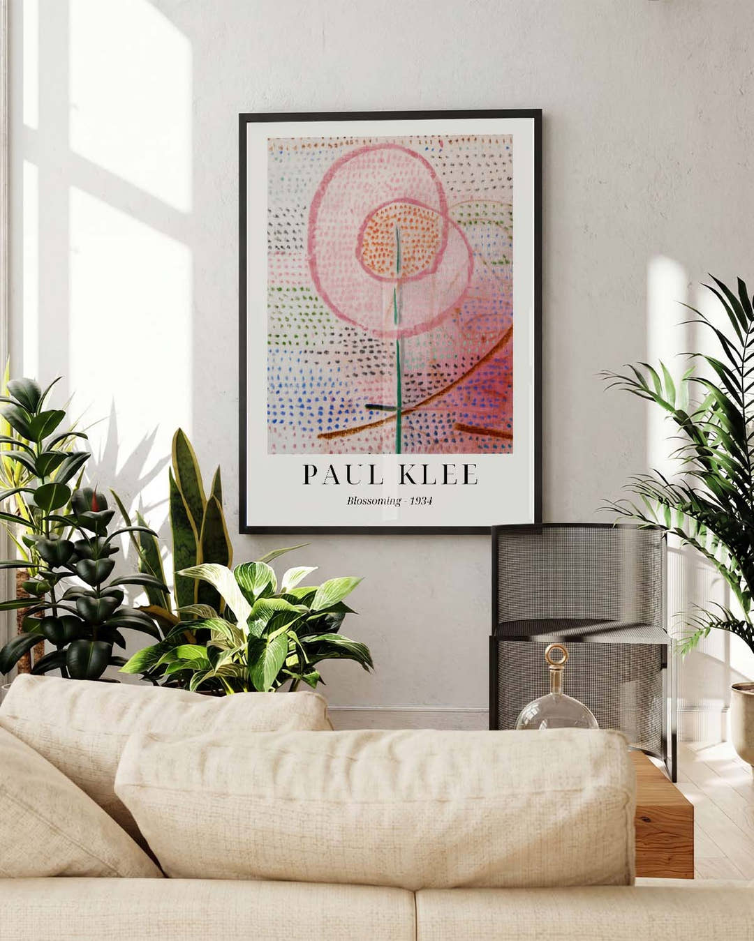 Paul Klee Modernes Portrait Poster Illustration – Soft Portrait