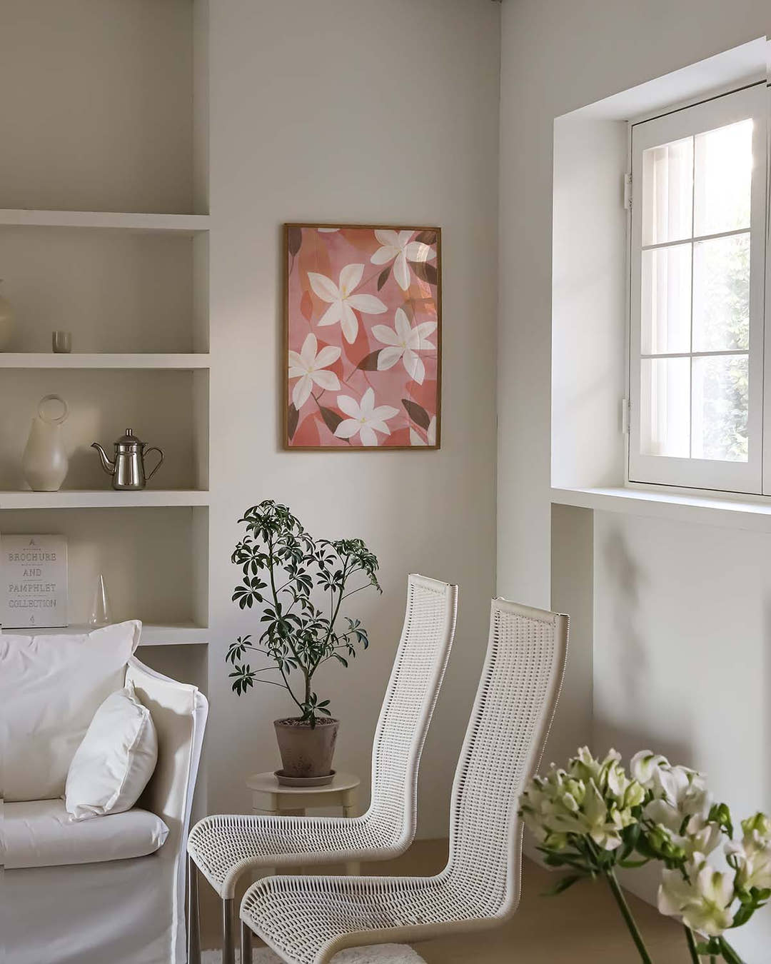 Pfirsich Blüten Poster modern – Peach Blossoms