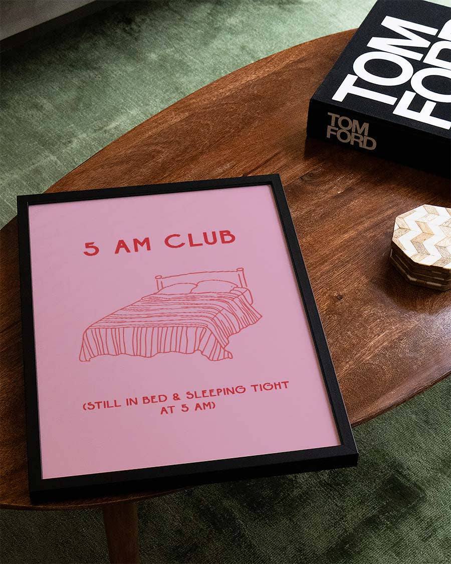 Schlafzimmer Poster modern Rosa – Pink Club