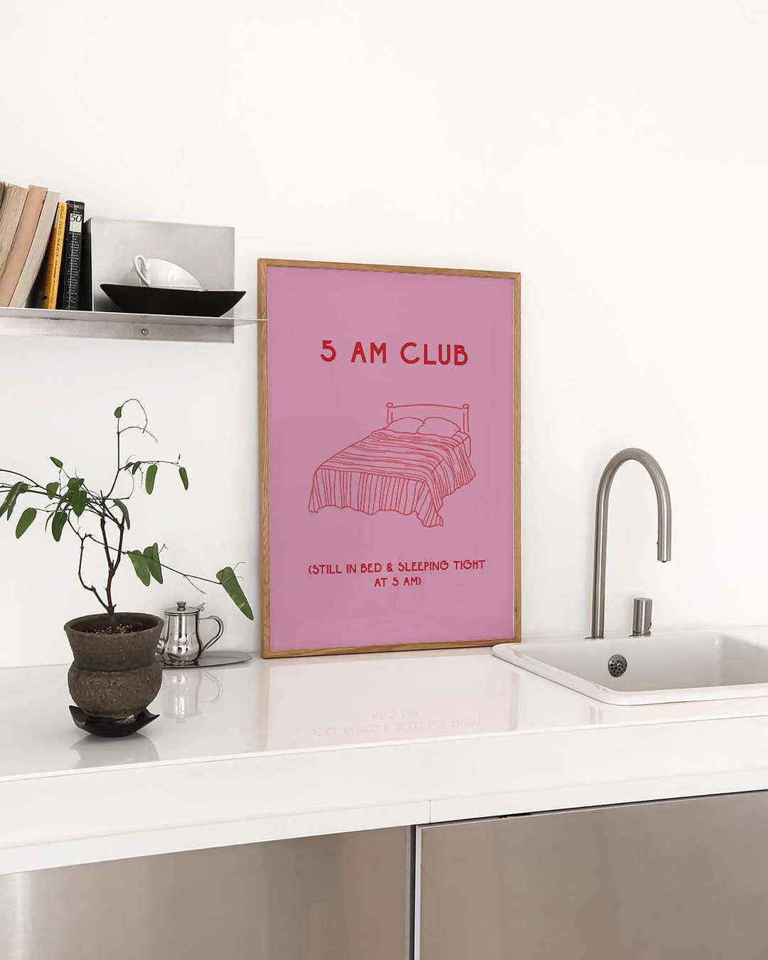 Schlafzimmer Poster modern Rosa – Pink Club