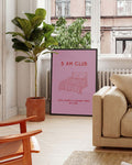 Schlafzimmer Poster modern Rosa – Pink Club