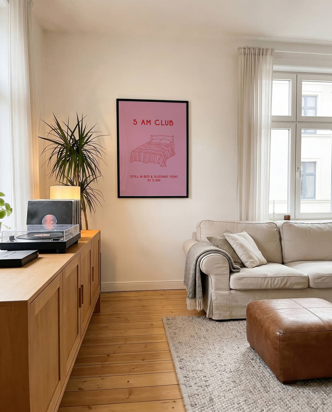 Schlafzimmer Poster modern Rosa – Pink Club
