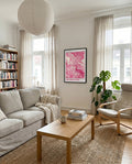 Rosa Marmor Poster abstrakt – Pink Marble Flow