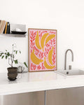Pink Obst Poster modern – Pink Orchard