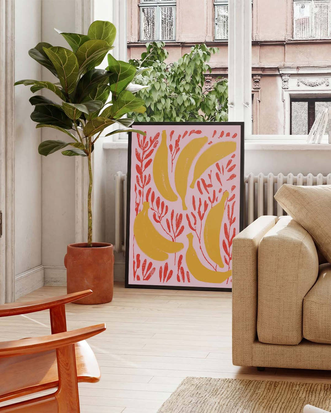 Pink Obst Poster modern – Pink Orchard