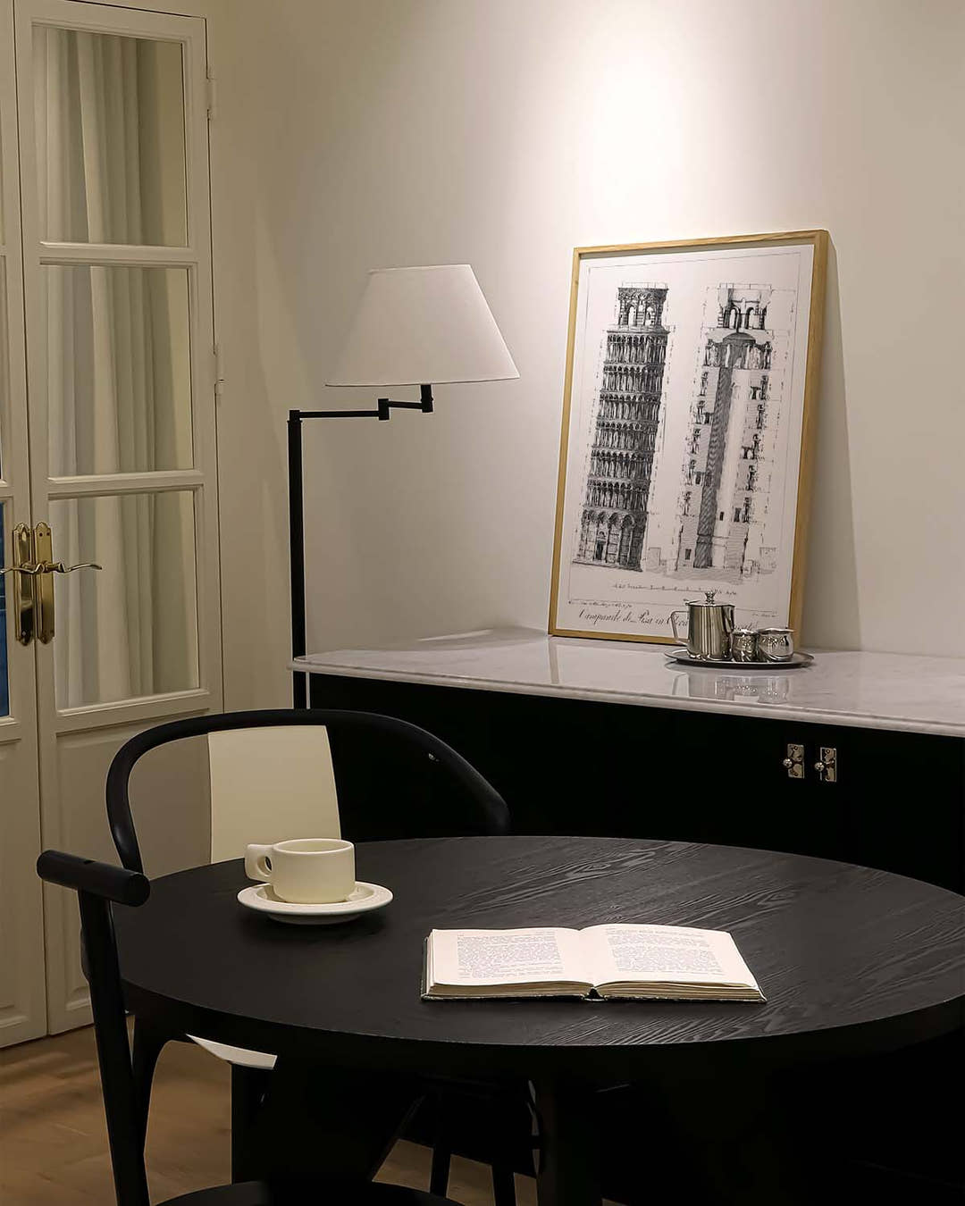 Pisa Architektur Fotografie Poster Schwarz Weiß – Architecture Study