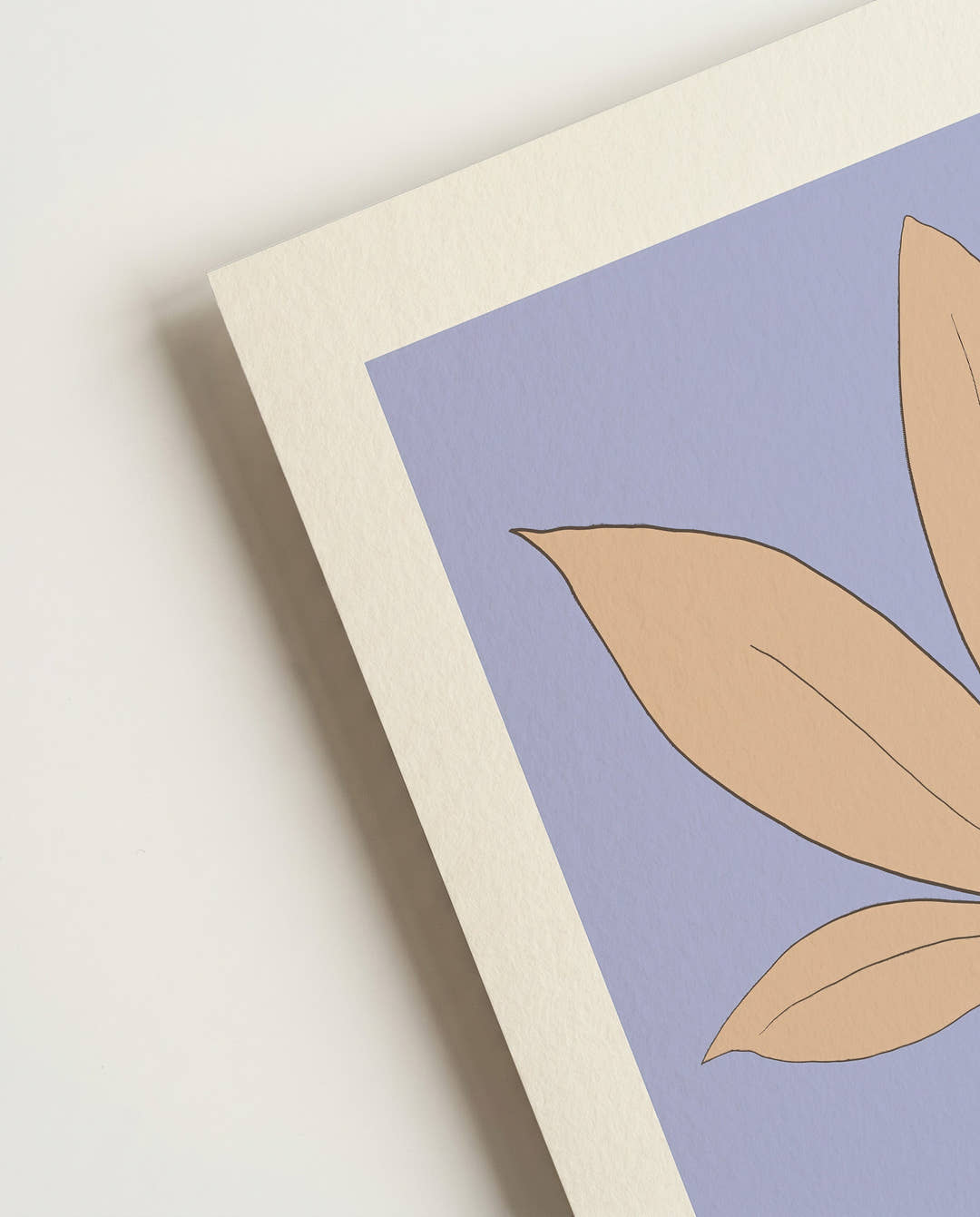 Minimalistisches Pflanzen Poster modern – Potted Peace