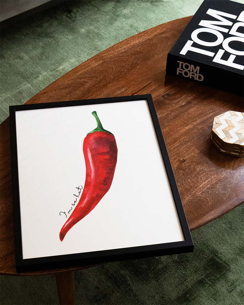Chili Poster modern Küche – Red Pepper