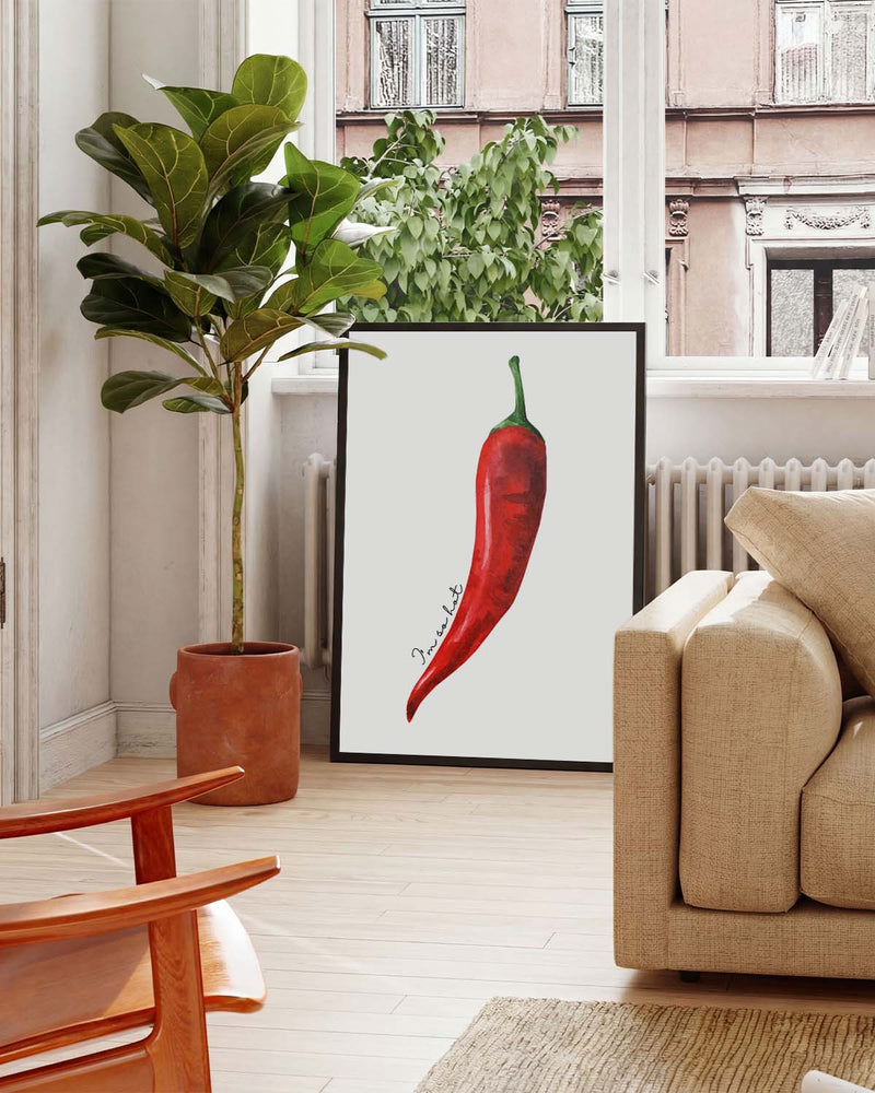 Chili Poster modern Küche – Red Pepper