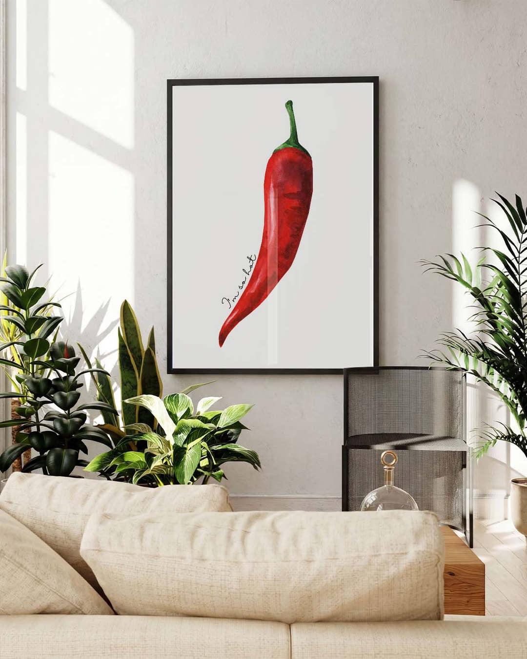 Chili Poster modern Küche – Red Pepper