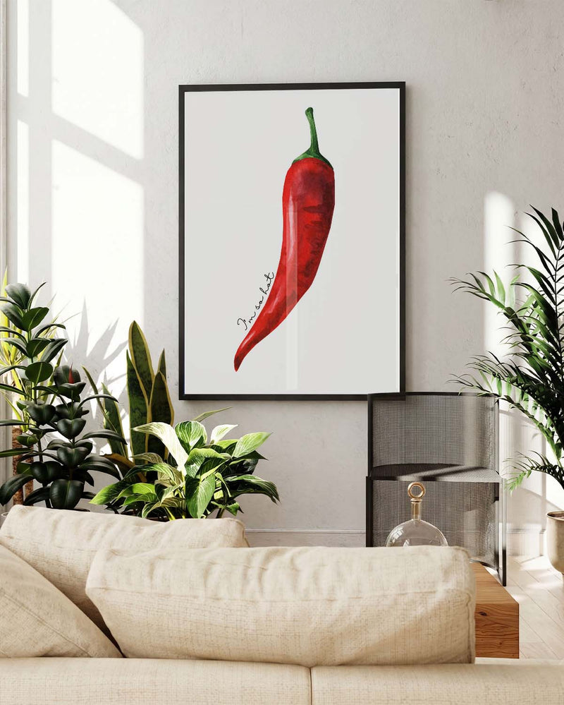 Chili Poster modern Küche – Red Pepper