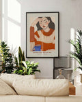 Figuratives Kunst Poster modern – Relaxed Pose