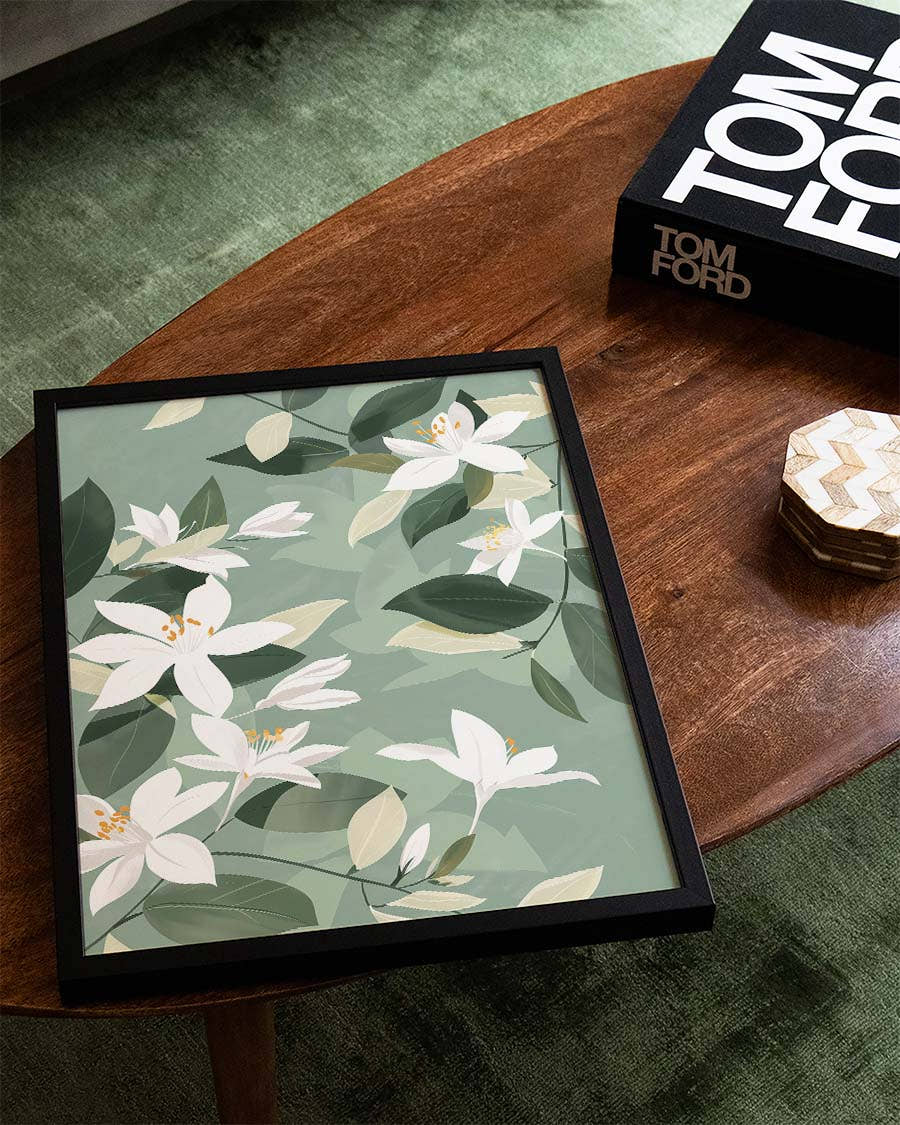 Florales Muster Poster modern – Sage Florals
