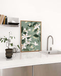 Florales Muster Poster modern – Sage Florals