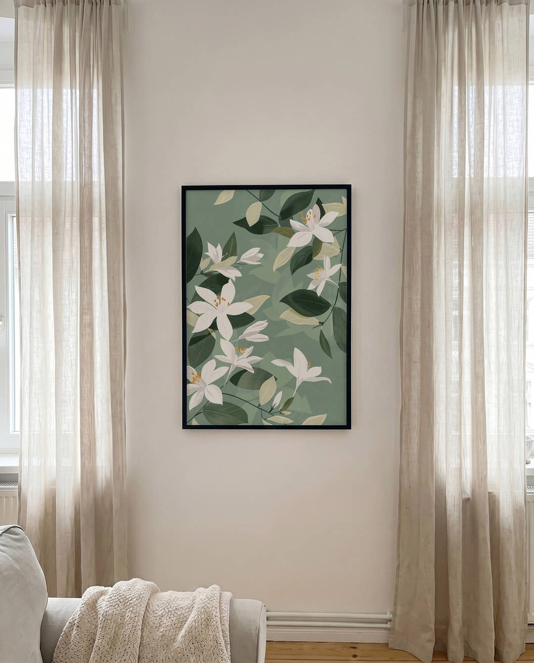 Florales Muster Poster modern – Sage Florals