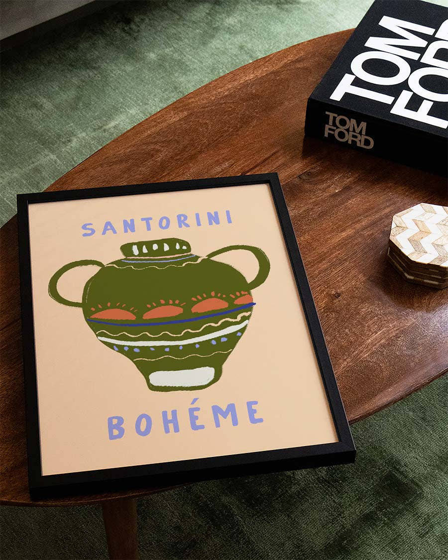 Mediterranes Pflanzen Poster – Saturday Cactus