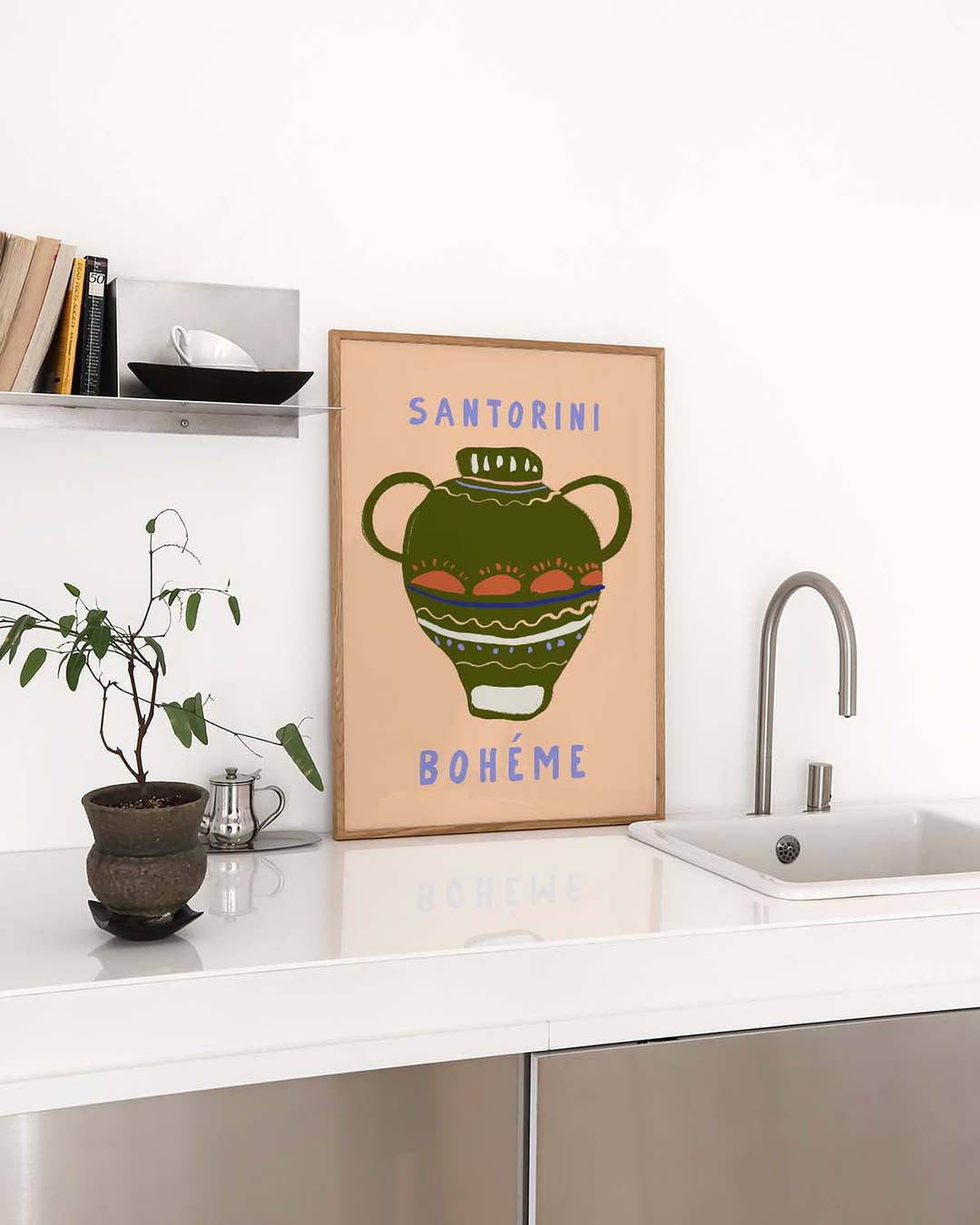 Mediterranes Pflanzen Poster – Saturday Cactus
