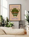 Mediterranes Pflanzen Poster – Saturday Cactus