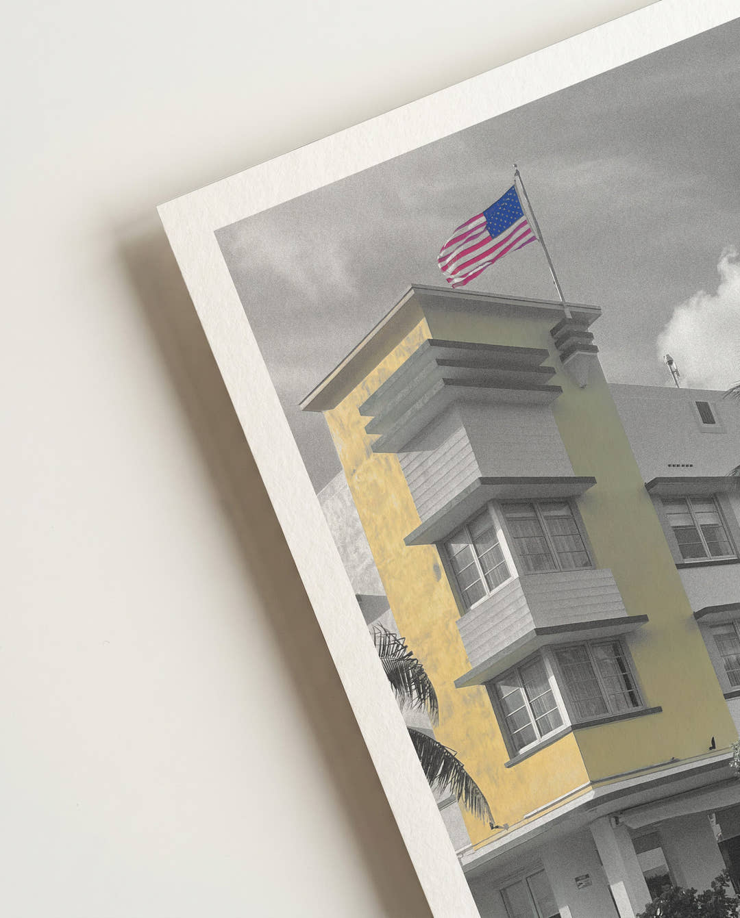 Scraped color Miami | City Photography Poster