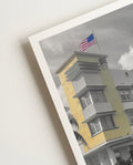 Scraped color Miami | City Photography Poster