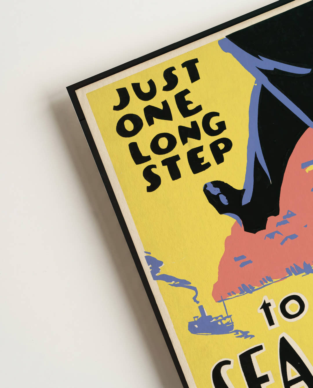 Vintage Sea Cliff Poster – Sea Cliff just one Step