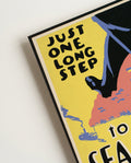 Vintage Sea Cliff Poster – Sea Cliff just one Step