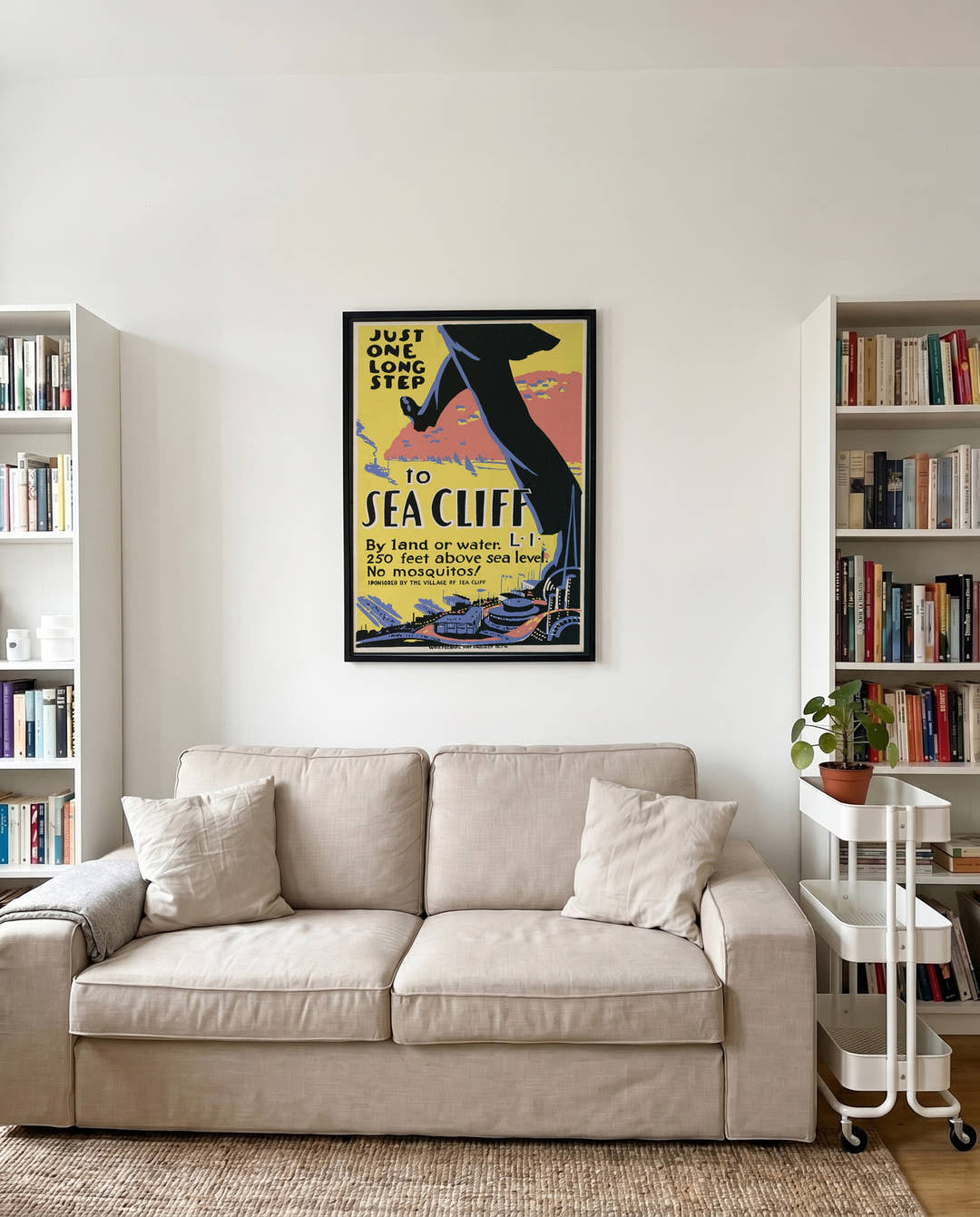 Vintage Sea Cliff Poster – Sea Cliff just one Step