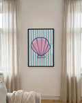 Sea Shell Typografie & Illustration Poster – Seashell