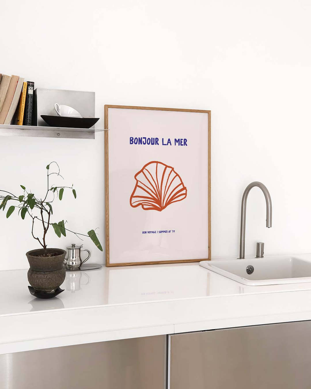 Muschel Poster modern – Shell Thoughts