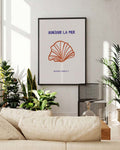 Muschel Poster modern – Shell Thoughts