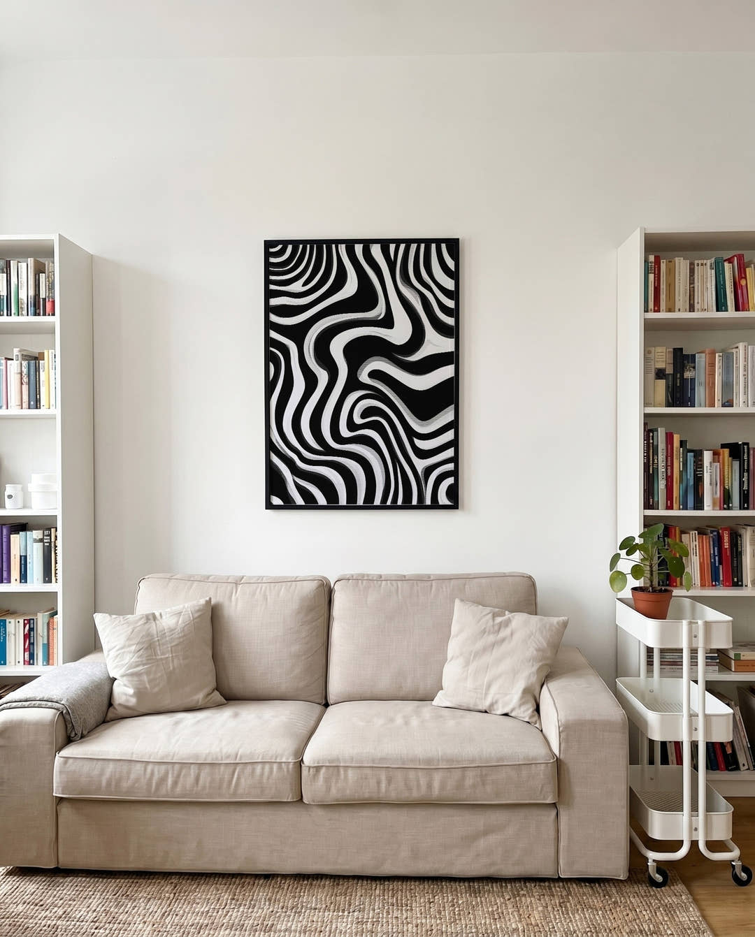 Abstraktes Muster Poster modern – Silent Pattern