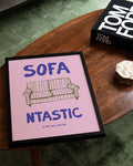 Typografie Poster modern Sofa – Sofa Fantastic