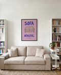 Typografie Poster modern Sofa – Sofa Fantastic