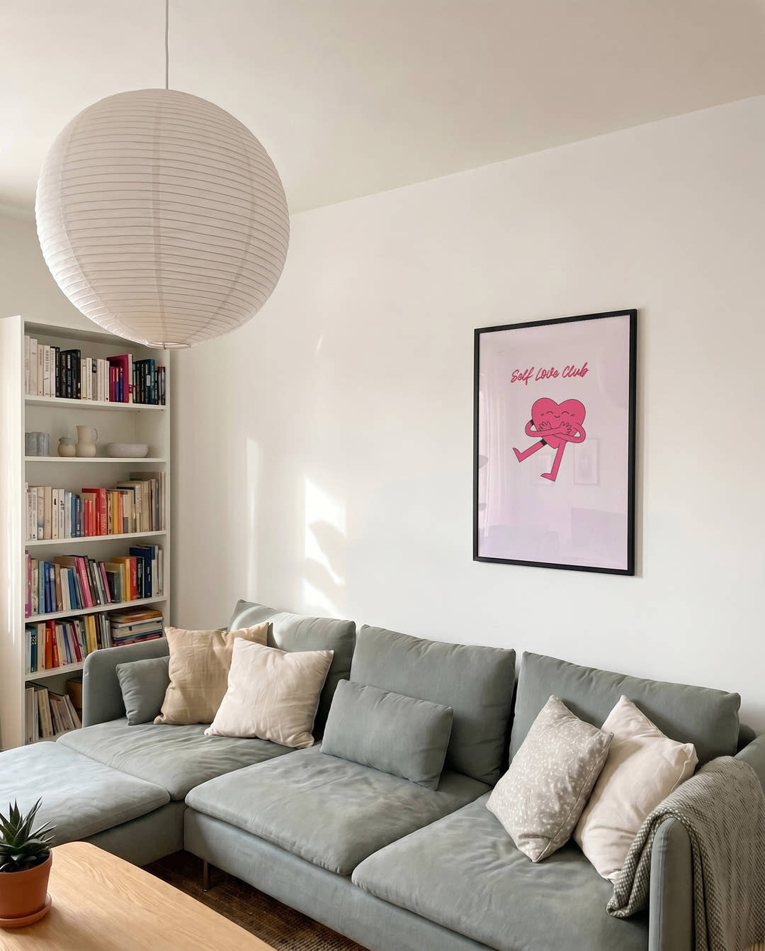 Herz Poster modern minimalistisch – Soft Affection