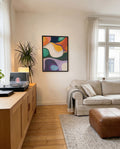 Abstraktes Farb Poster modern – Soft Composition