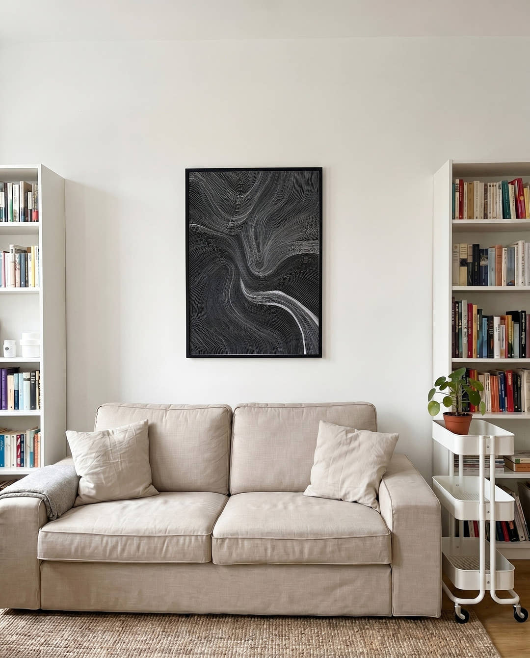 Abstraktes Kontrast Poster modern – Soft Contrast
