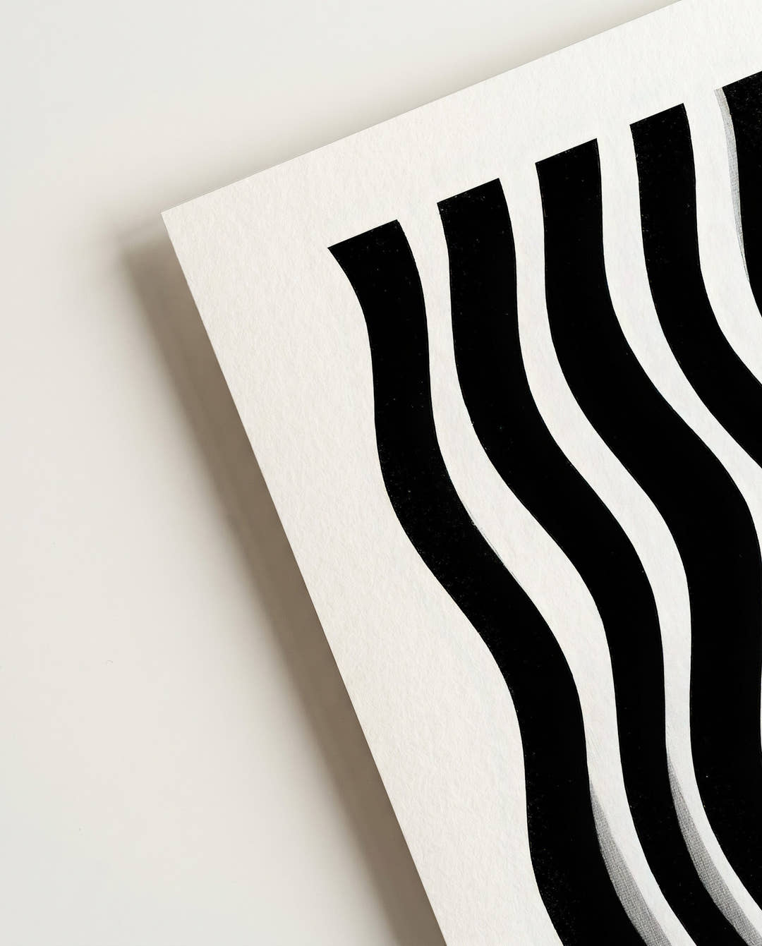 Abstraktes Linien Muster Poster – Soft Flux