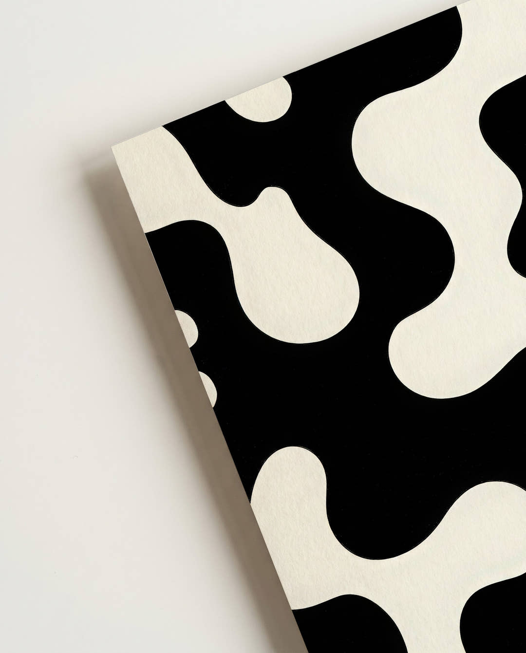Abstraktes Formen Poster Schwarz Weiß – Soft Interlock