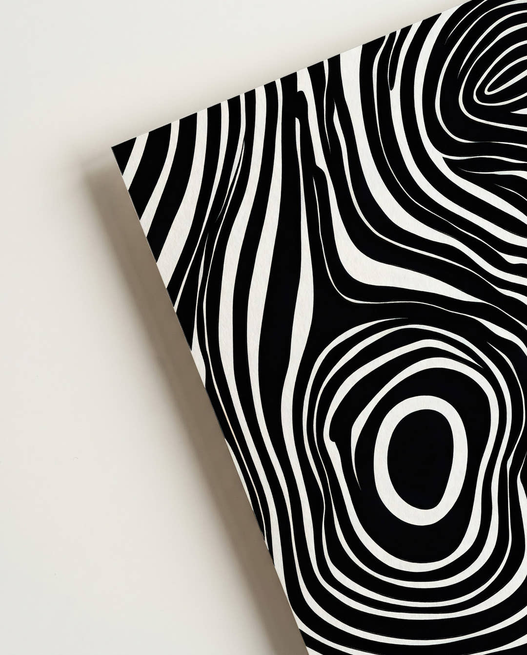 Abstraktes Linien Poster modern – Soft Interval