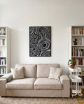 Abstraktes Linien Poster modern – Soft Interval