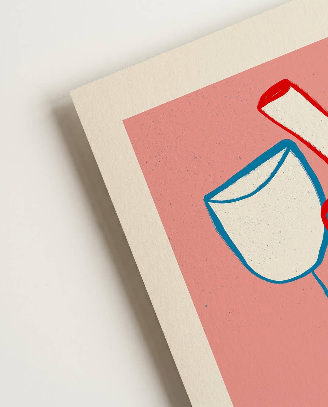 Typografie Poster modern Wein – Soft Message