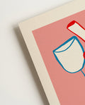 Typografie Poster modern Wein – Soft Message