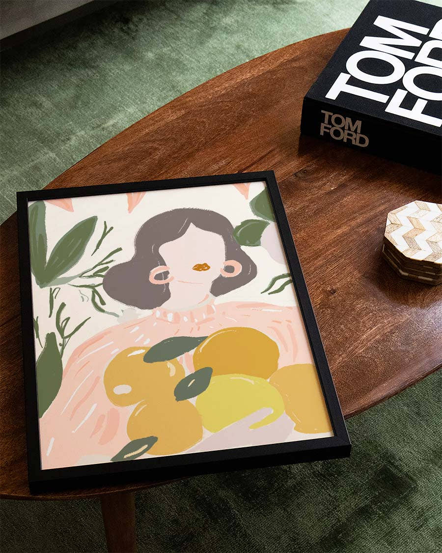 Modernes Portrait Poster Illustration – Soft Portrait