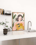 Modernes Portrait Poster Illustration – Soft Portrait