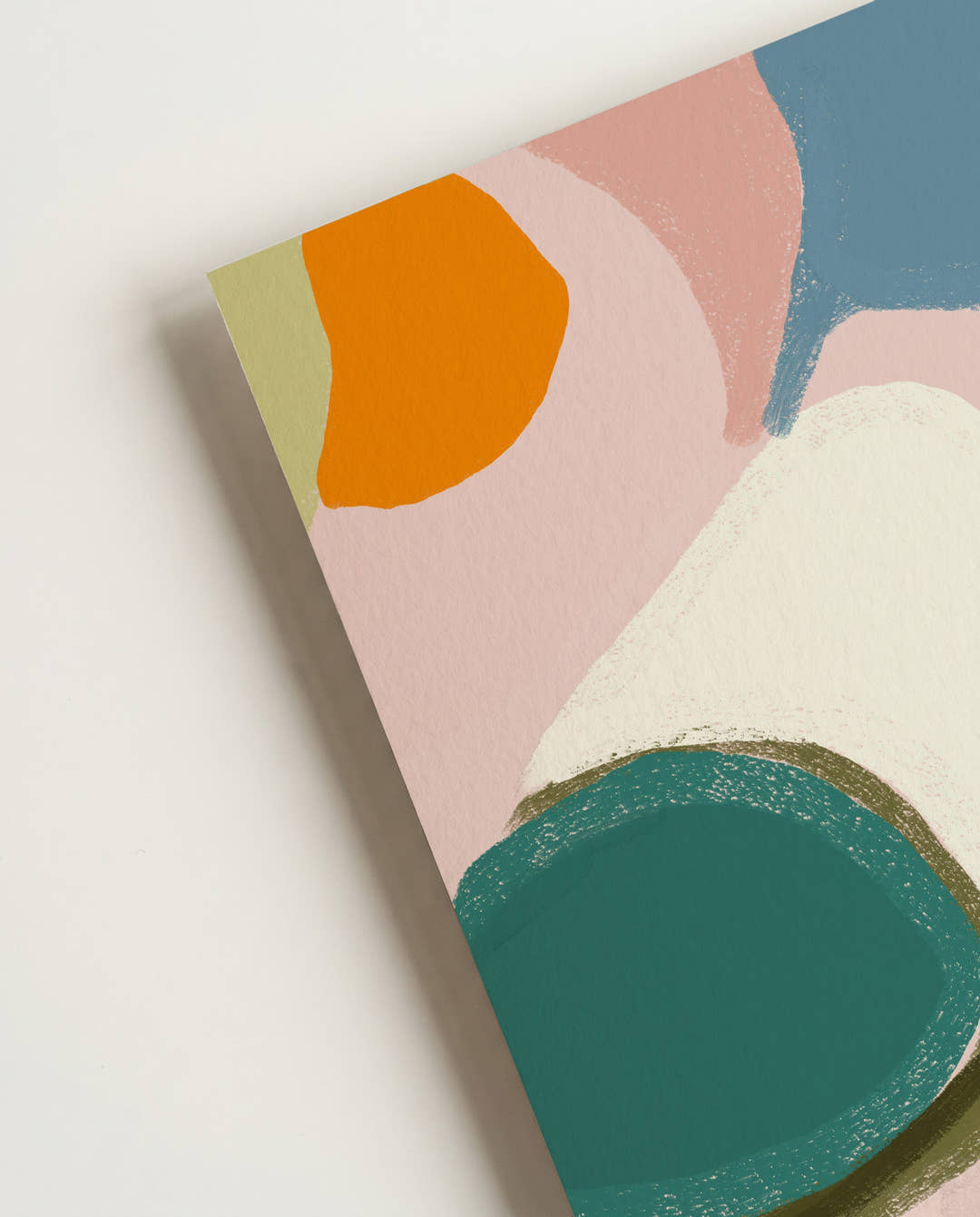 Abstraktes Farb Poster modern – Soft Shapes