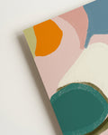 Abstraktes Farb Poster modern – Soft Shapes
