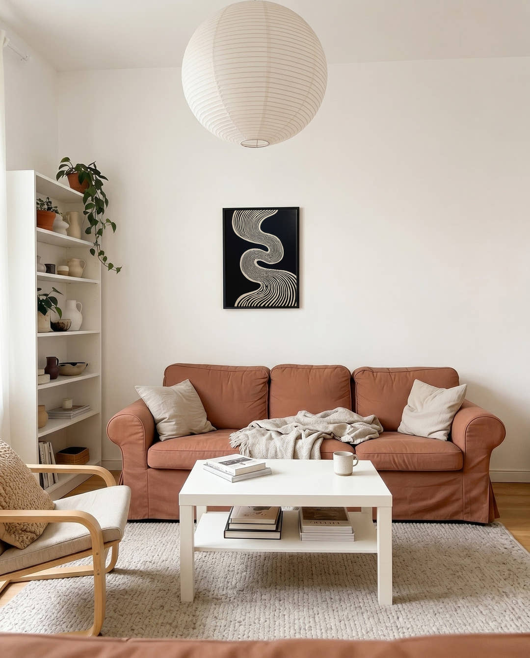 Fließendes Linien Poster modern – Soft Structure