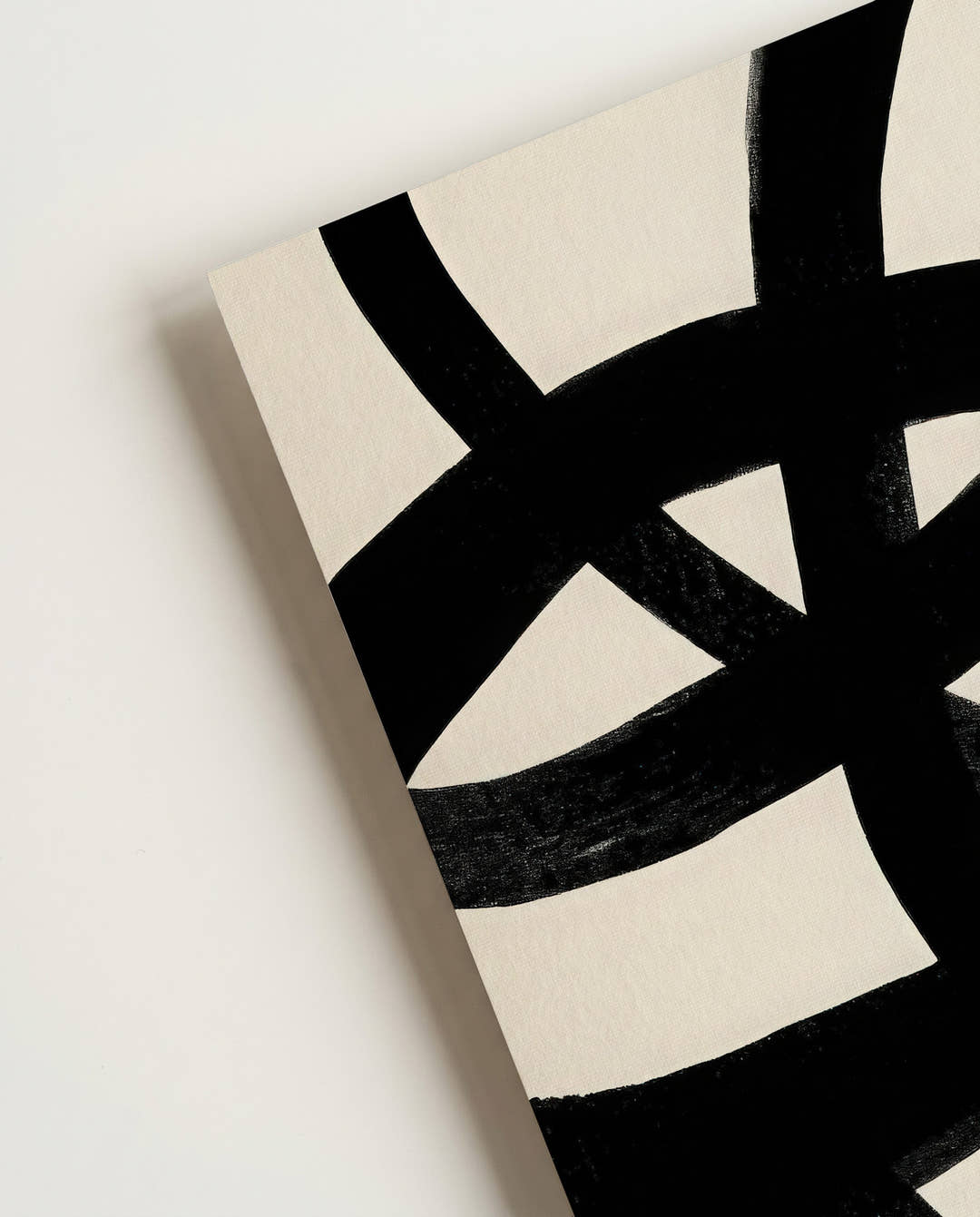 Dynamisches Linien Geflecht Poster – Soft Tension