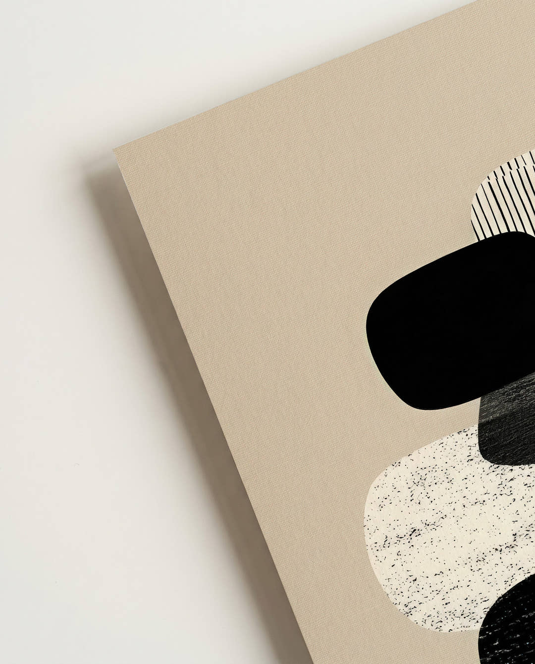 Minimalistisches Formen Poster modern – Soft Torsion